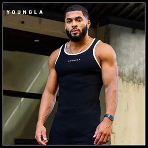 YoungLA 324 Men's Classic Stringer Tank